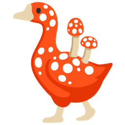 mushroom and goose