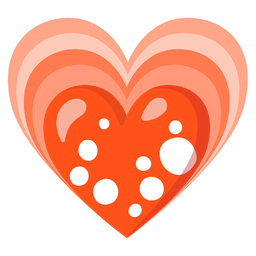 mushroom and growing heart