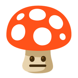 mushroom and neutral face