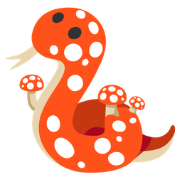 mushroom and snake