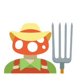 mushroom and tractor