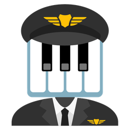 Musical keyboard and Airplane