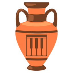 Musical keyboard and Amphora