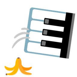 Musical keyboard and Banana