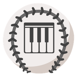 Musical keyboard and Baseball