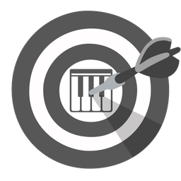 Musical keyboard and Bullseye