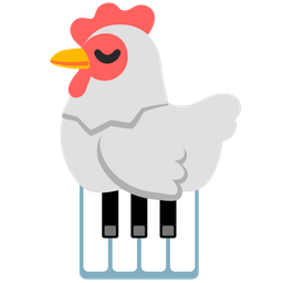 Musical keyboard and Chicken