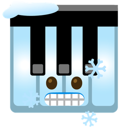 Musical keyboard and Cold face
