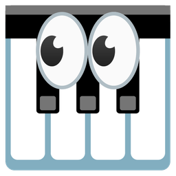 Musical keyboard and Eyes