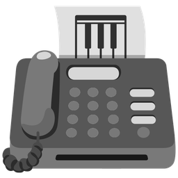 Musical keyboard and Fax machine