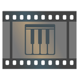 Musical keyboard and Film frames