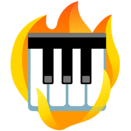 Musical keyboard and Fire