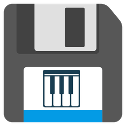 Musical keyboard and Floppy disk