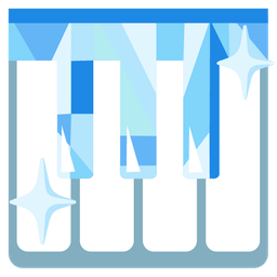 Musical keyboard and Gem stone