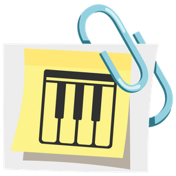 Musical keyboard and Linked paperclips