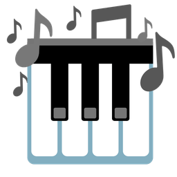Musical keyboard and Musical notes