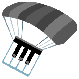 Musical keyboard and Parachute