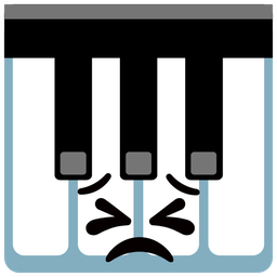 Musical keyboard and Persevering face