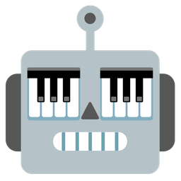 Musical keyboard and Robot