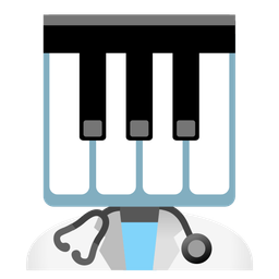 Musical keyboard and Stethoscope