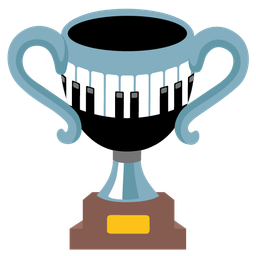Musical keyboard and Trophy