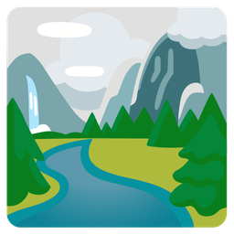 National park and Cloud