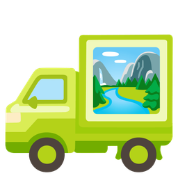 National park and Delivery truck