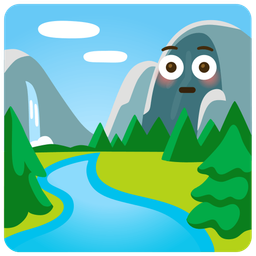 National park and Flushed face