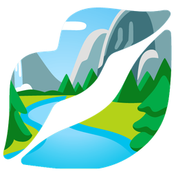 National park and Kiss mark