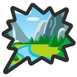 National park and Right anger bubble