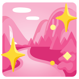 National park and Sparkling heart