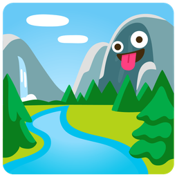 National park and Zany face