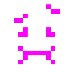 nauseated face and alien monster