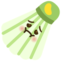 nauseated face and badminton