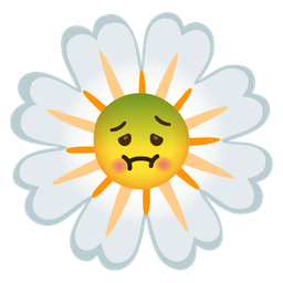 nauseated face and blossom