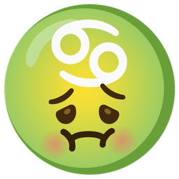 nauseated face and Cancer