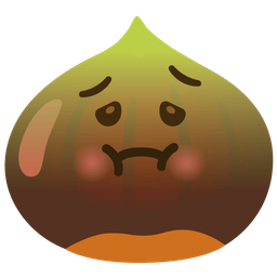 nauseated face and chestnut