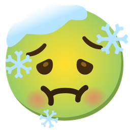 nauseated face and cold face