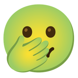 nauseated face and face with open eyes and hand over mouth