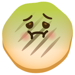 nauseated face and flatbread