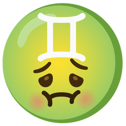 nauseated face and Gemini