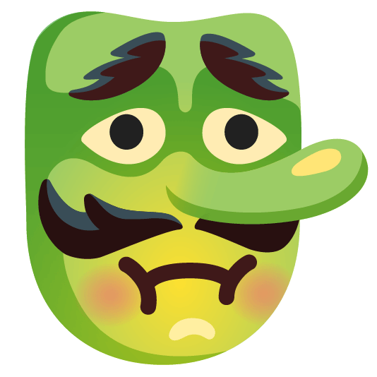 Nauseated face and Goblin