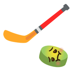 nauseated face and ice hockey