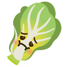 nauseated face and leafy green