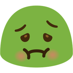 nauseated face and magic wand