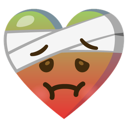 nauseated face and mending heart