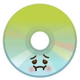 nauseated face and optical disk