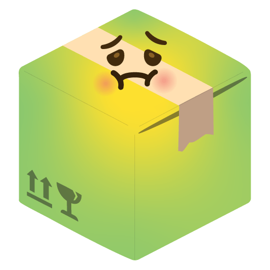 Nauseated face and Package