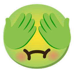 nauseated face and see-no-evil monkey