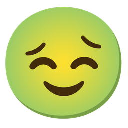 Nauseated face and Smiling face